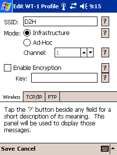 WT-1 Profile Editor